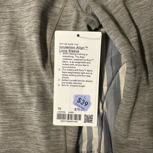 NWT LULU ALLIGN LONG SLEEVE